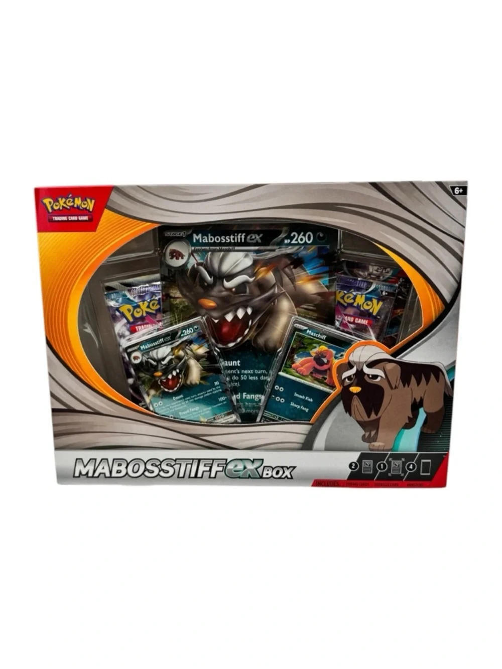 Pokemon TCG Mabosstiff ex Collection Box Kit Promo Factory Sealed Oversize Card